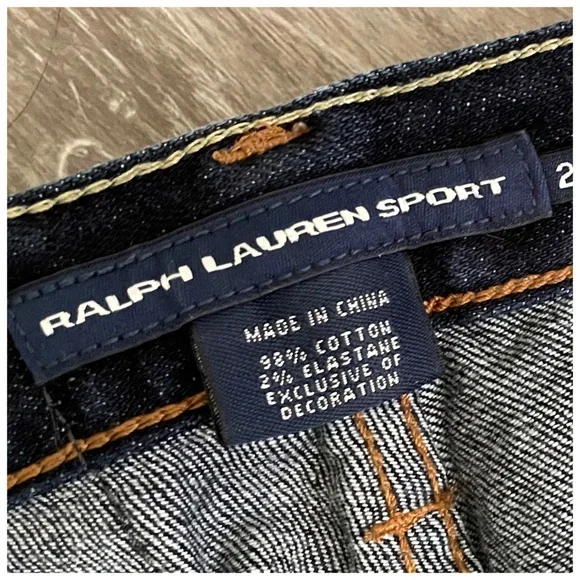 RALPH LAUREN BLUE LABEL Sport Challenge Cup 650 jeans size 26 - Picture 4 of 6